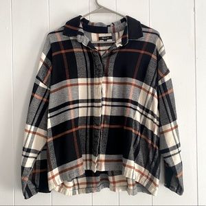 Madewell Flannel Button Down Shirt